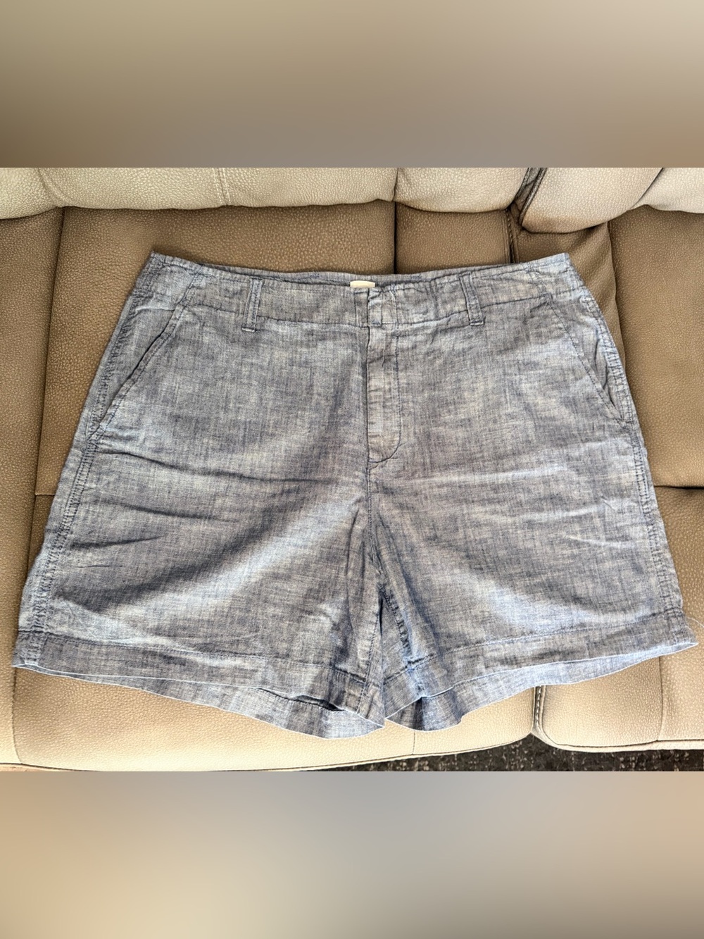 GAP Chambray Blue Casual Shorts